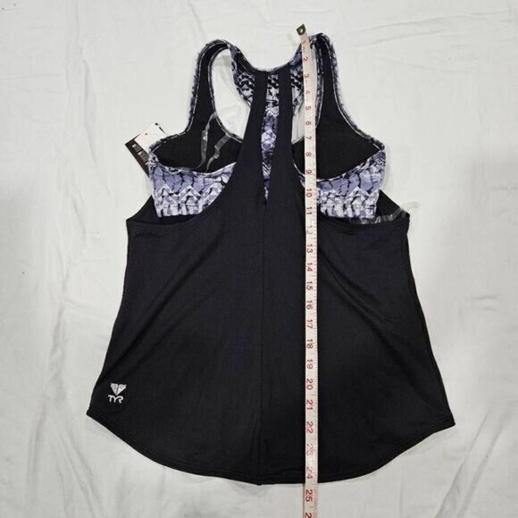 3/$15 TYR Emerald 2-in-1 Bra Tank Size Small - Picture 5 of 5